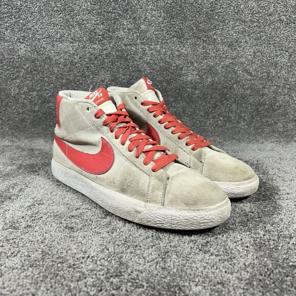 Nike SB Blazer Mid 864349-108 Mens Sz 10 Lobster Suede Red Swoosh Athletic Shoes main image 11